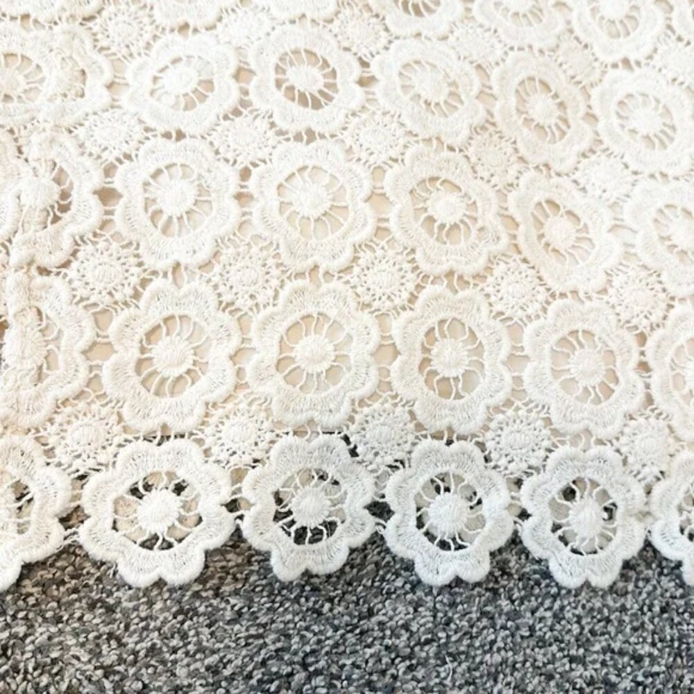 Joe Fresh White Crochet Lace Mini Skirt - Picture 3 of 5